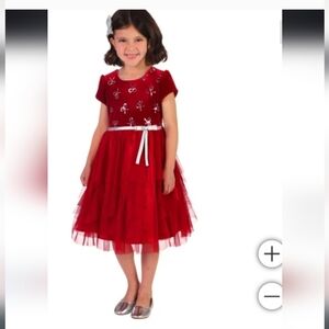 Jona Michelle Kids' Holiday Dress, New